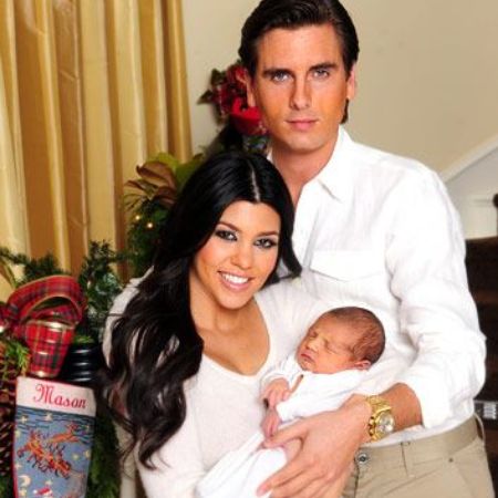 Scott Disick and his Partner, Kourtney Kardashian, with their firstborn.